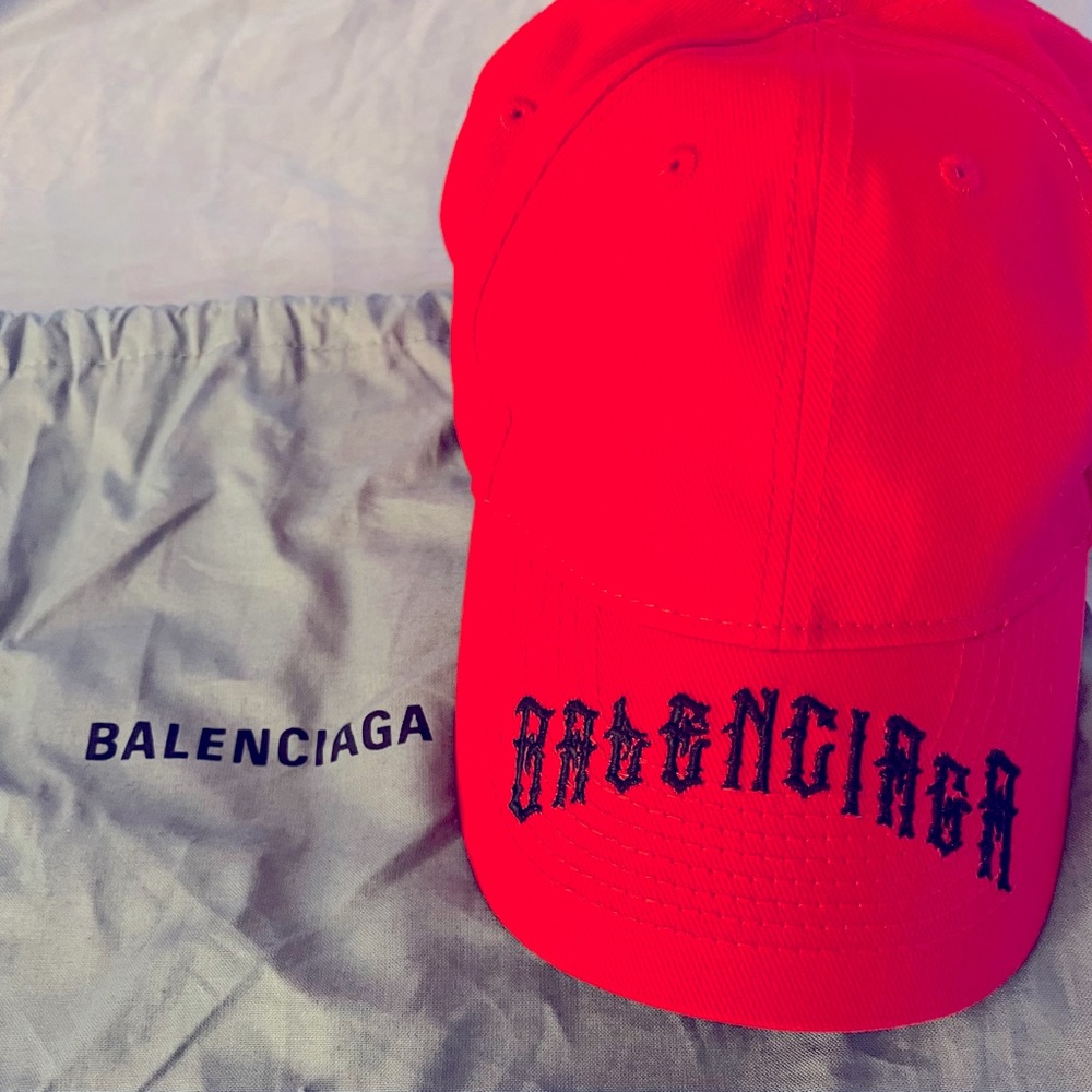 Balenciaga Red&Black Hat